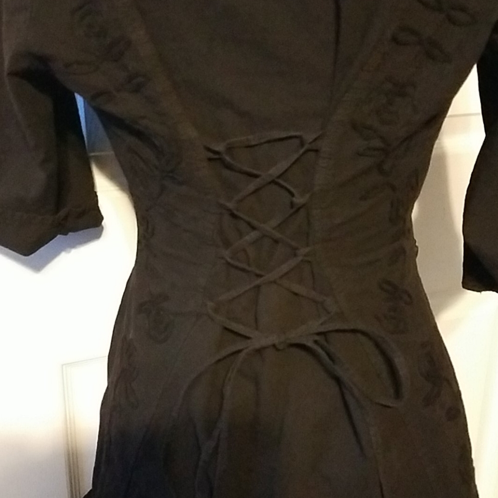 Boho Style Crisscross Back String Dress